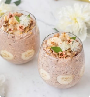 banana nut overnight oats